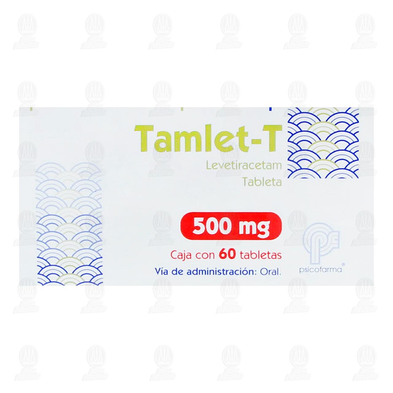 Tamlet-T 500 mg, 60 Tabletas. image number 1