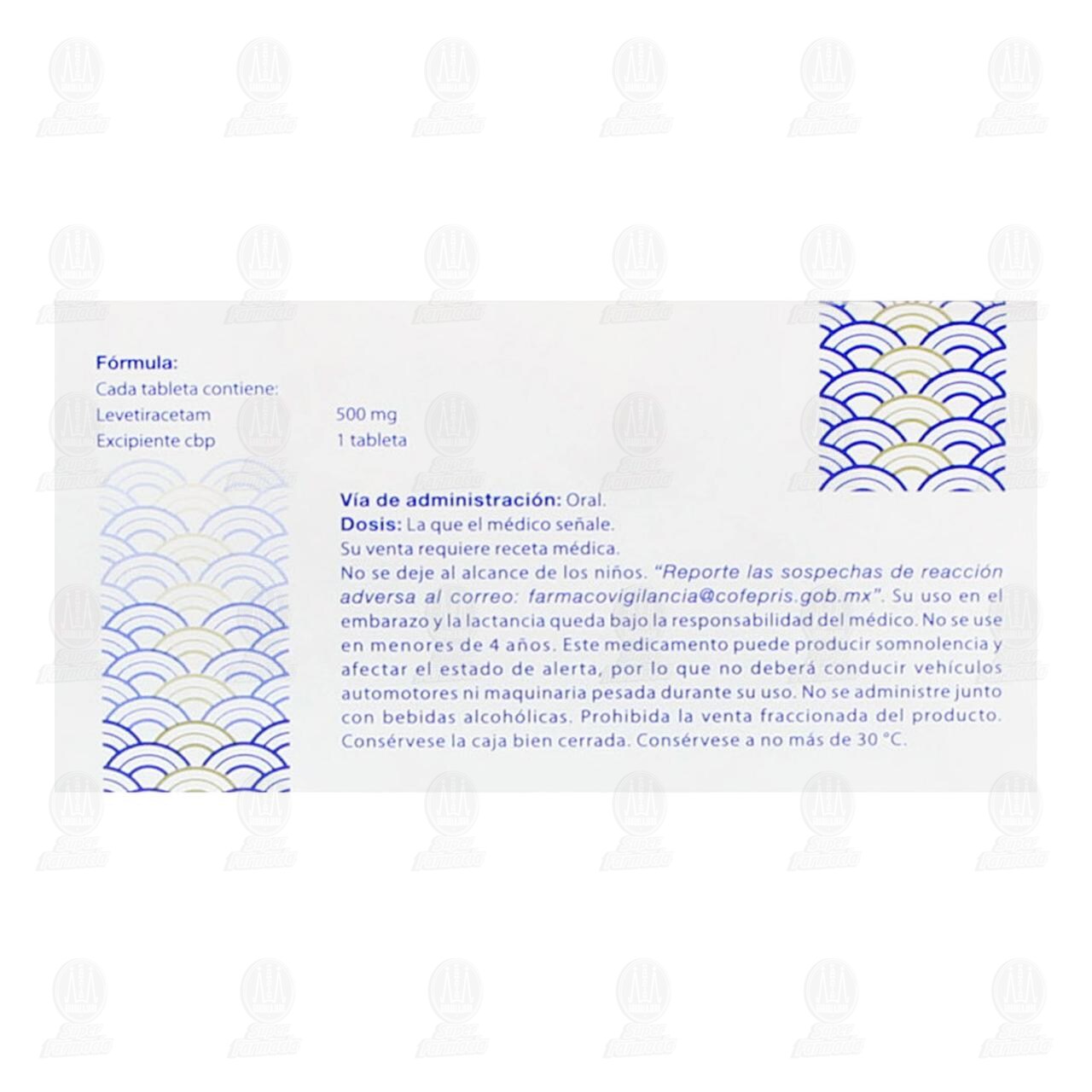 Tamlet-T 500 mg, 30 Tabletas. image number 2