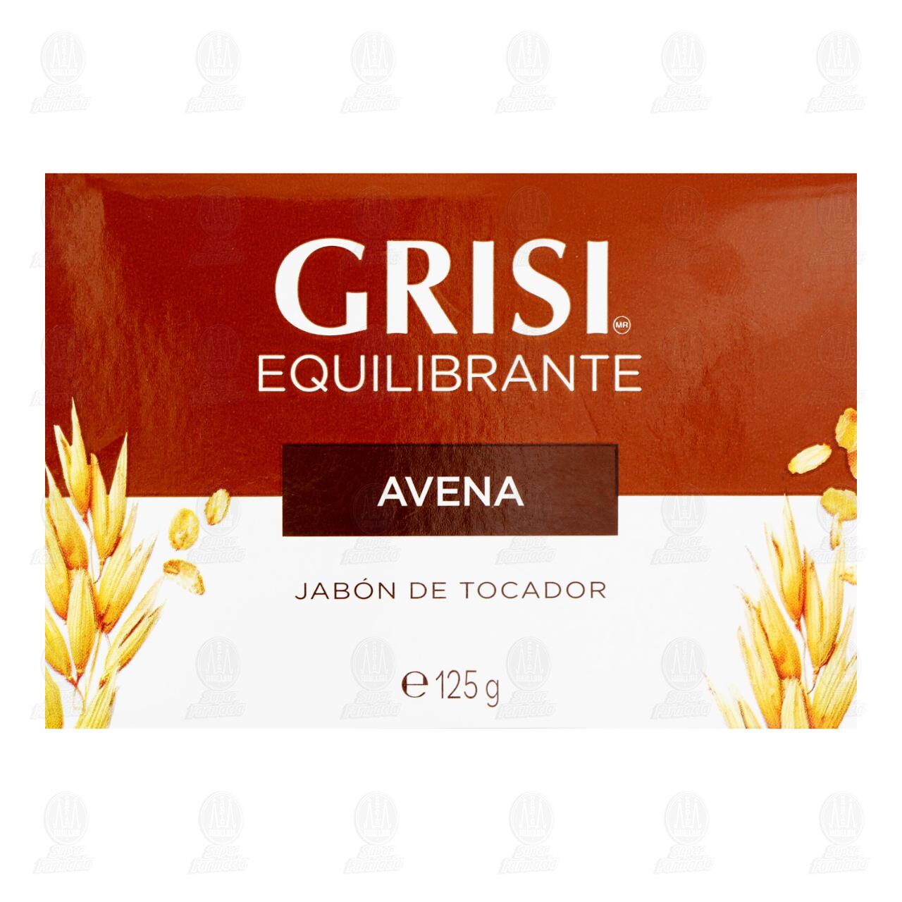 Jab&oacute;n Avena Grisi Equilibrante, 125 gr. image number 1