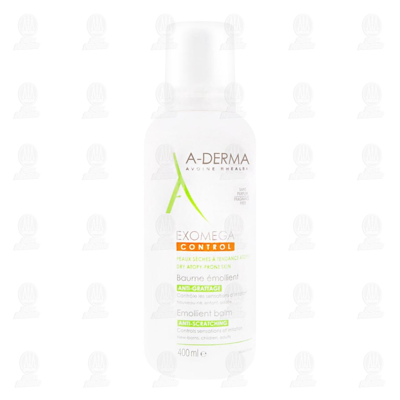 A-Derma B&aacute;lsamo Emoliente Exomega Control, 400 ml. image number 0