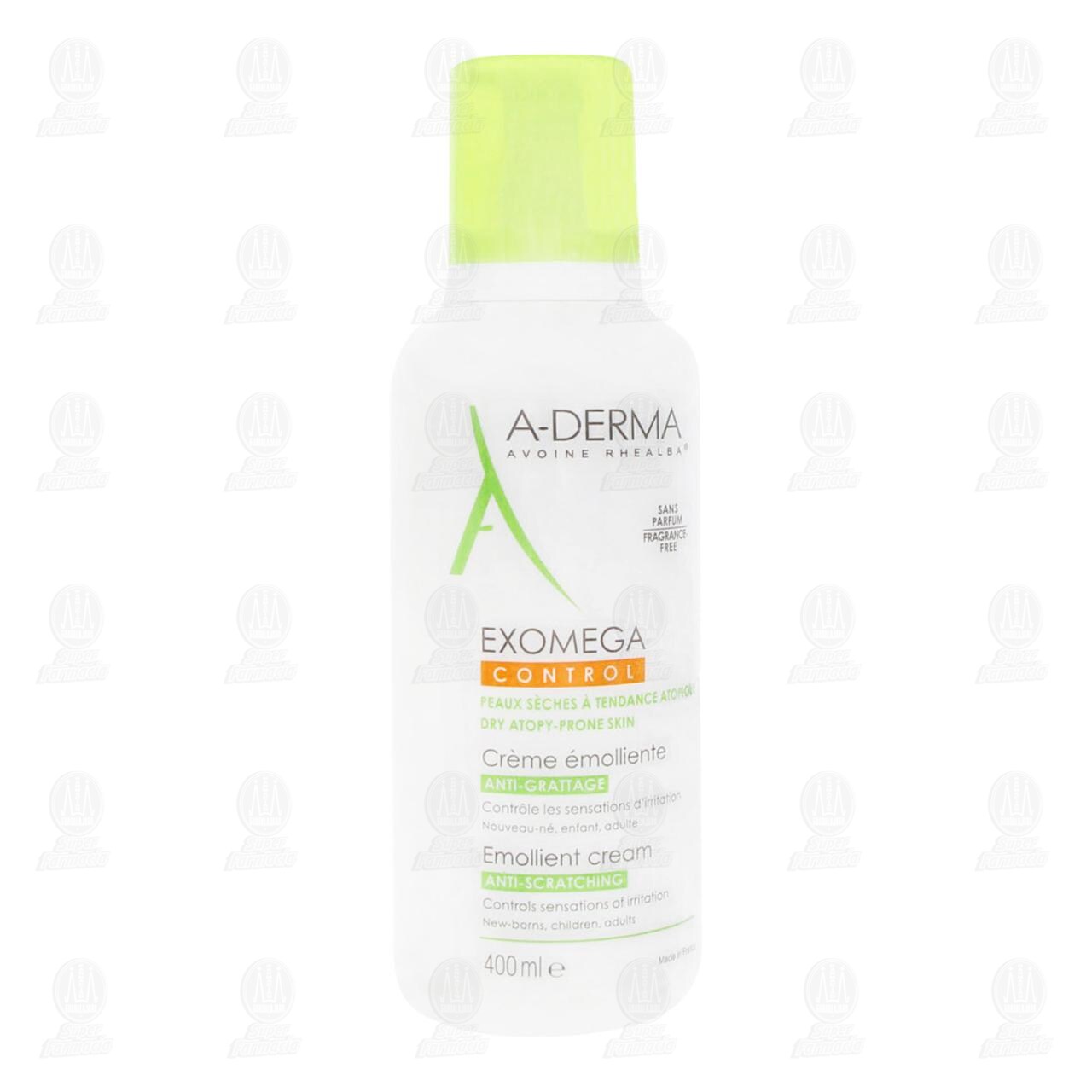 A-Derma Crema Emoliente Exomega Control, 400 ml. image number 0
