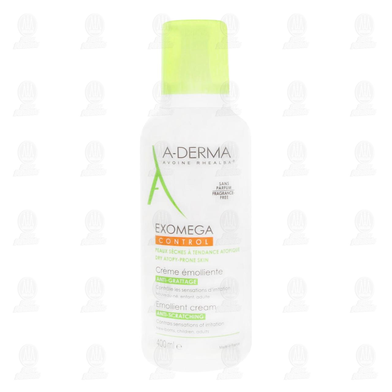 A-Derma Crema Emoliente Exomega Control, 400 ml. image number 1