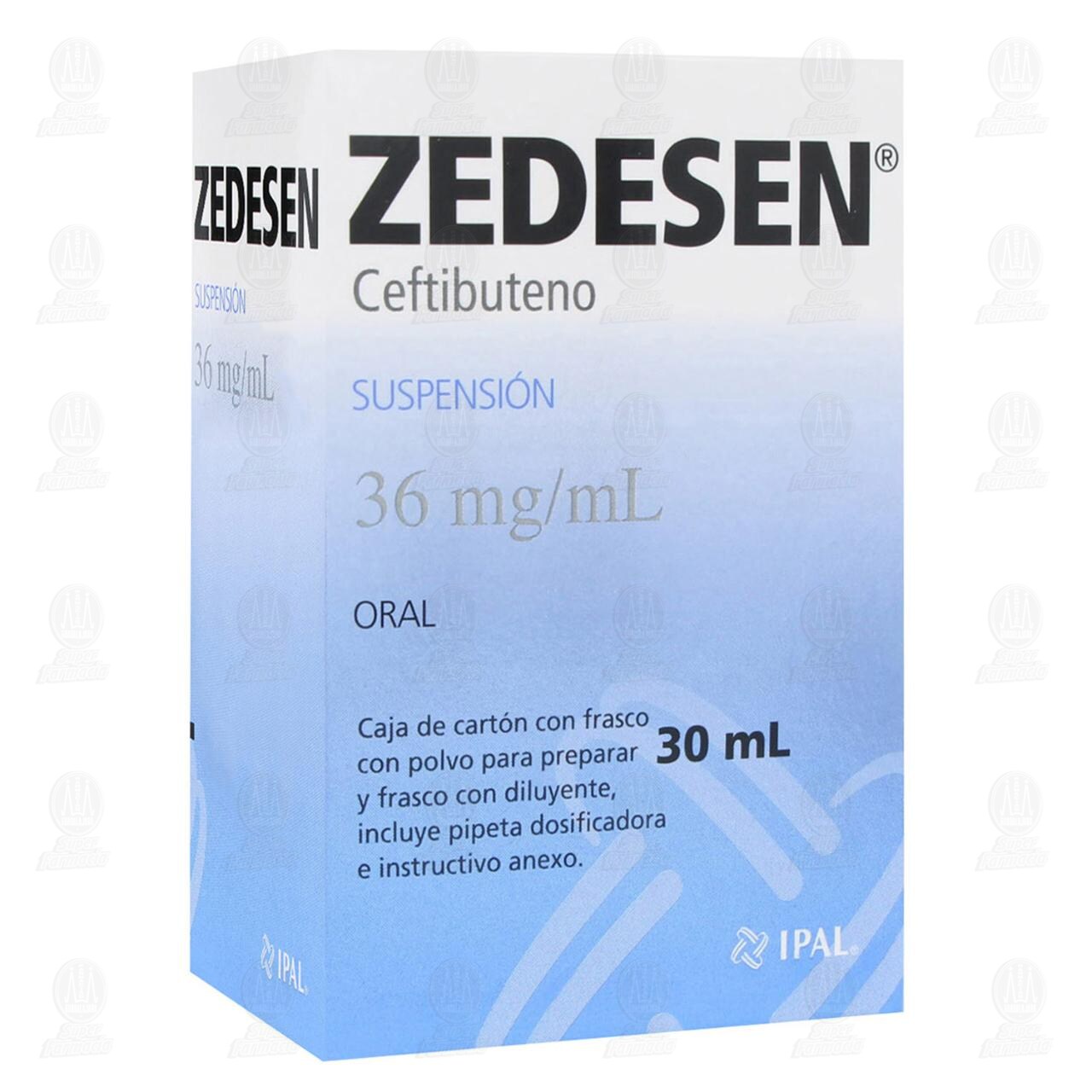 Zedesen Suspensi&oacute;n 36 mg, 30 ml.