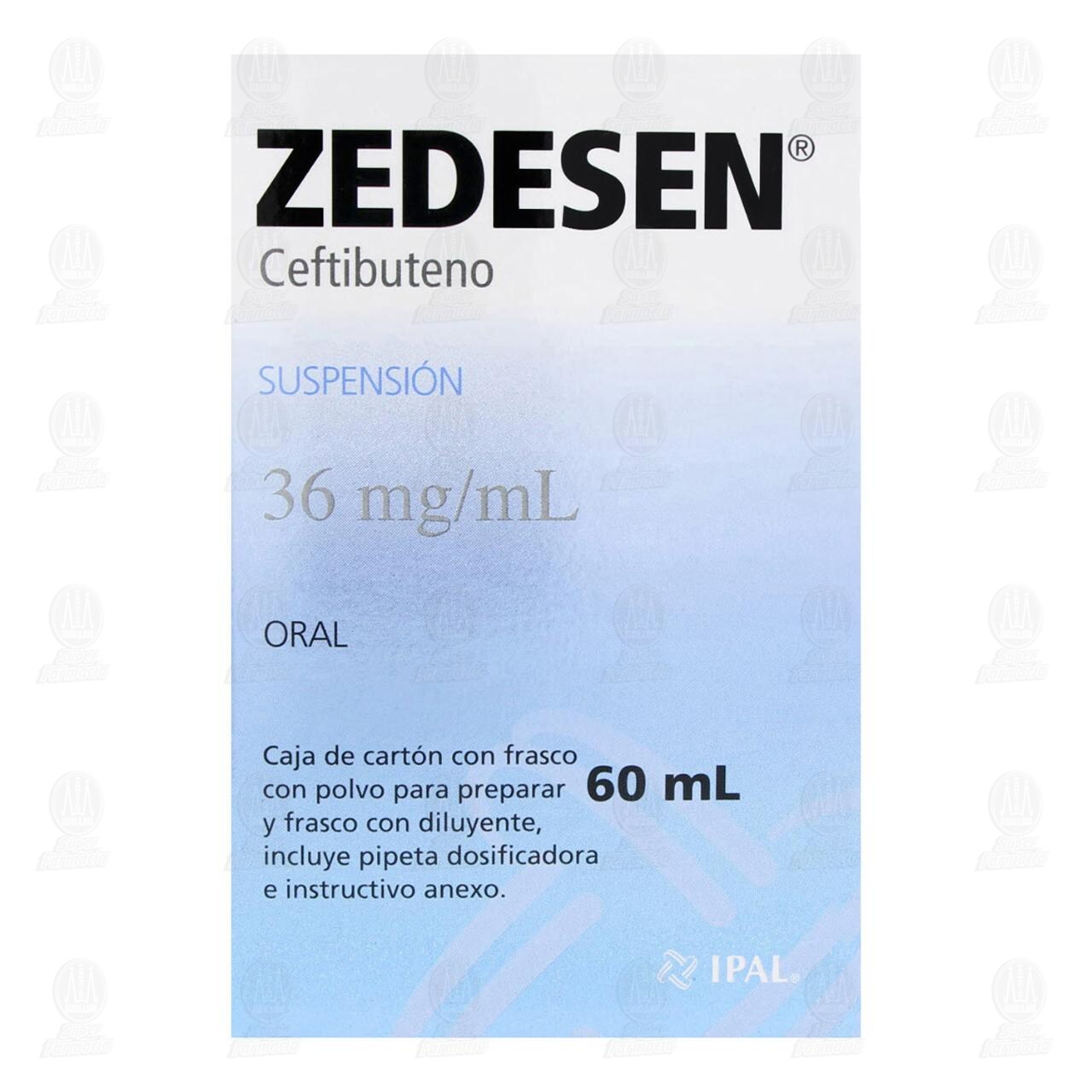 Zedesen Suspensi&oacute;n, 36 mg 60 ml. image number 1