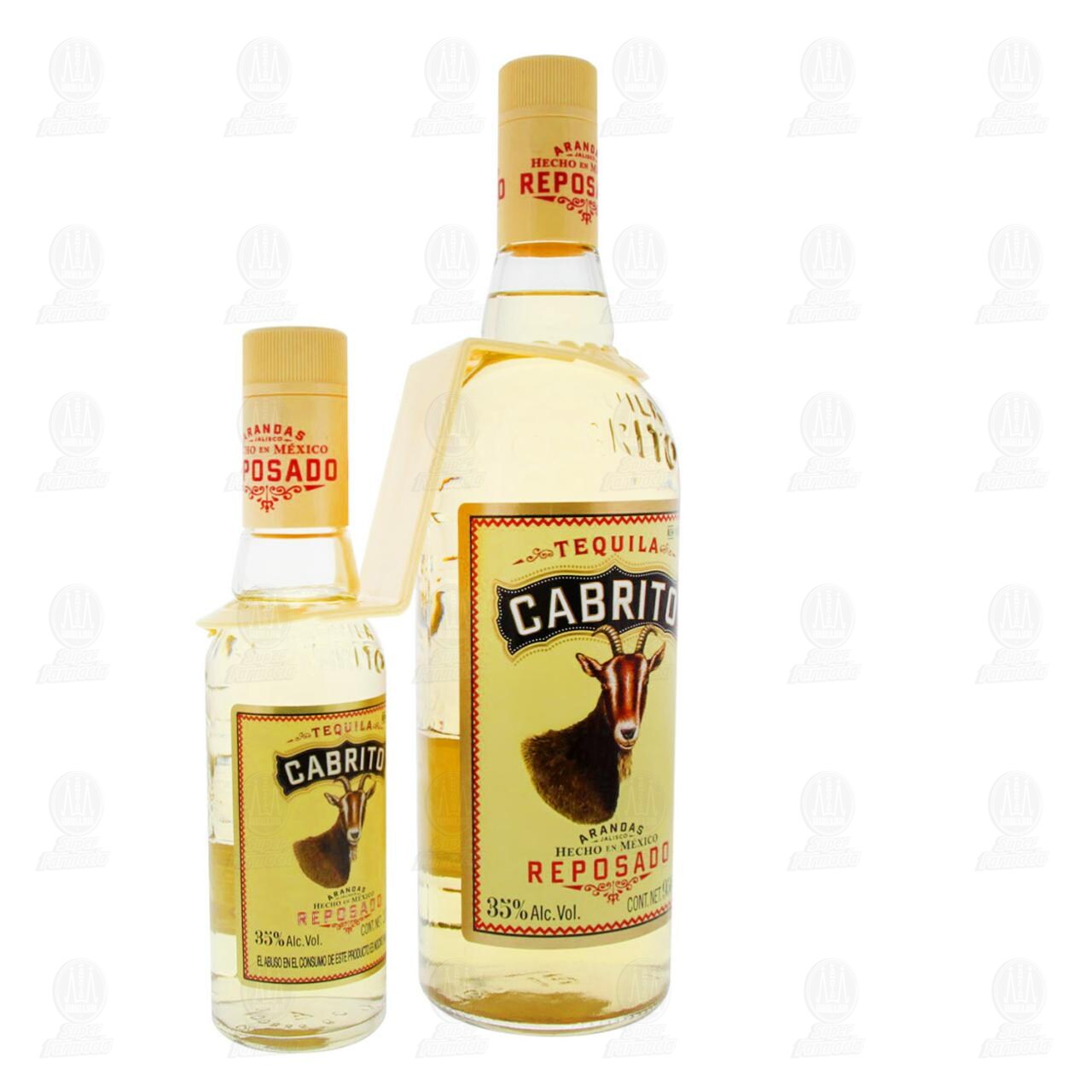 Tequila Cabrito Reposado, 2 pzas.