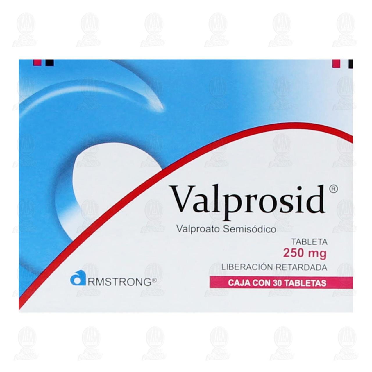 Valprosid 250 mg, 30 Tabletas. image number 1