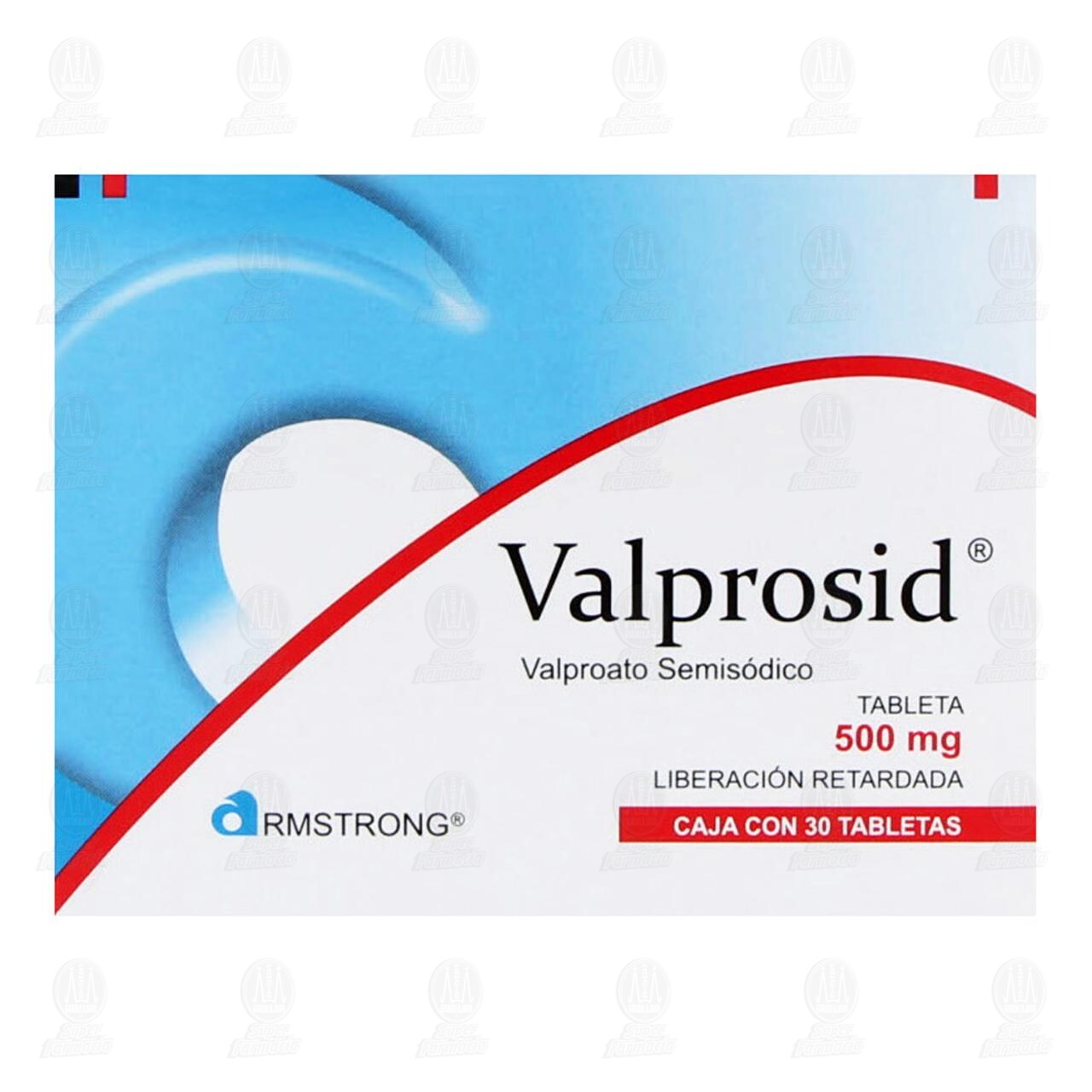Valprosid 500 mg, 30 Tabletas. image number 1