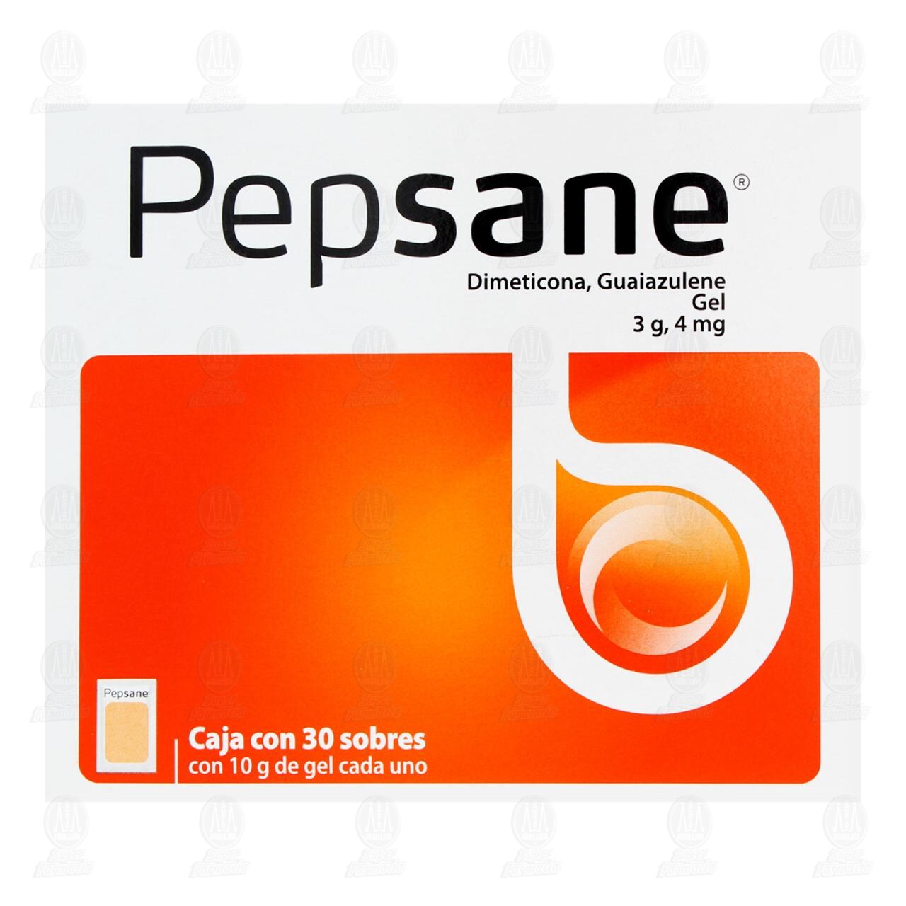 Pepsane 3gr/4mg Gel, 30 Sobres. image number 1