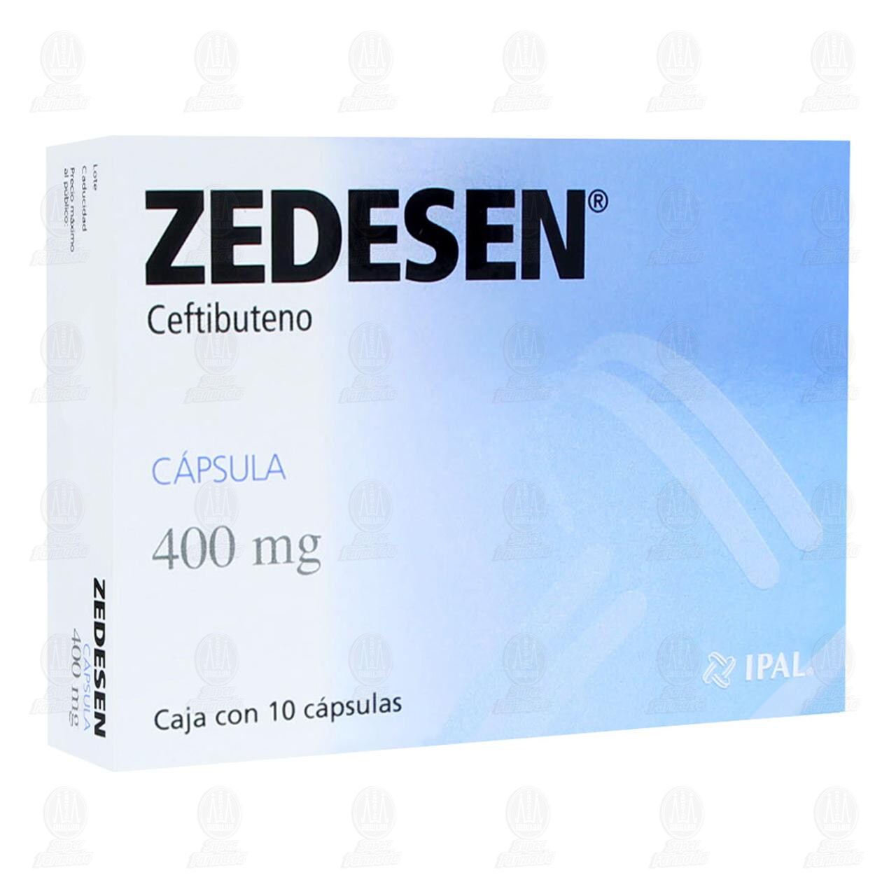 Zedesen 400 mg, 10 C&aacute;psulas.
