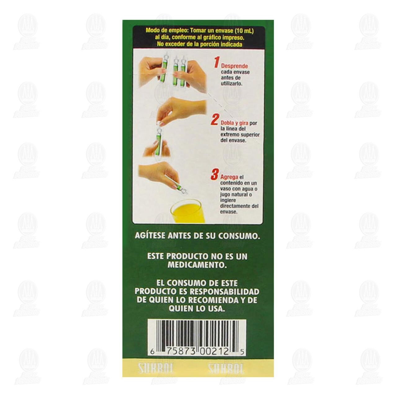 Sukrol Bebible 10 ml, 10 Envases. image number 2