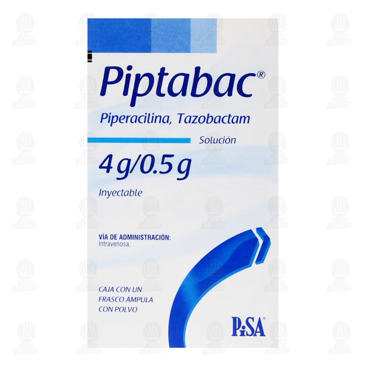 Piptabac 4gr/0.5gr Soluci&oacute;n Inyectable, 1 pz. image number 1