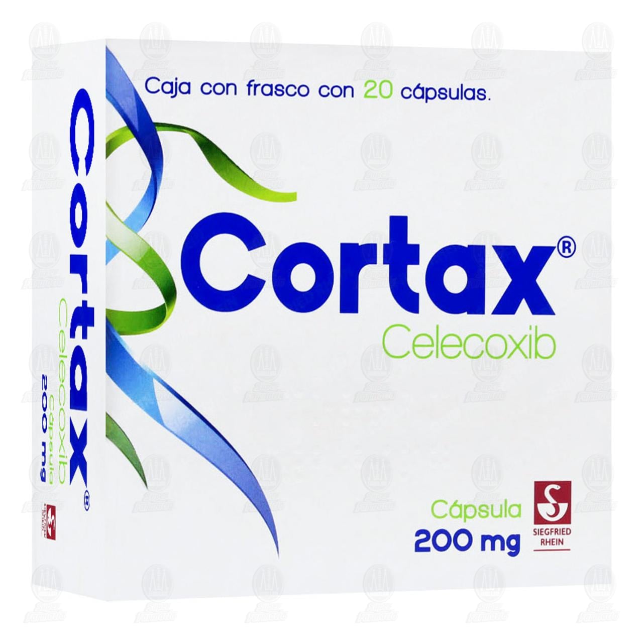 Cortax 200 mg, 20 C&aacute;psulas.