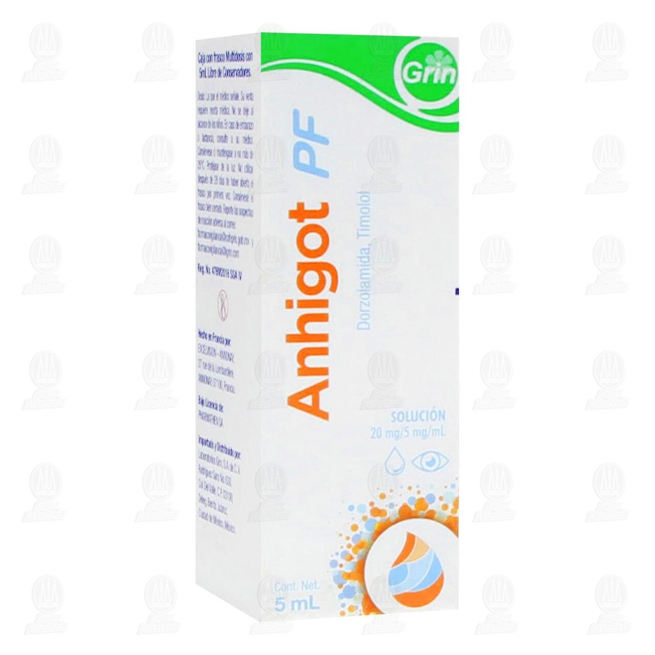 Anhigot PF 20mg/5mg/ml Soluci&oacute;n, 5 ml. image number 0