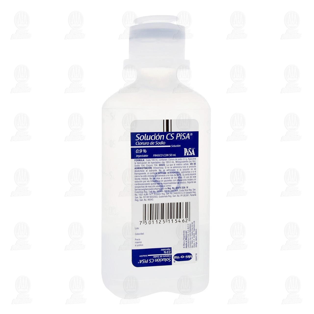 Solución Cloruro de Sodio 0.9%, 50 ml. image number 0