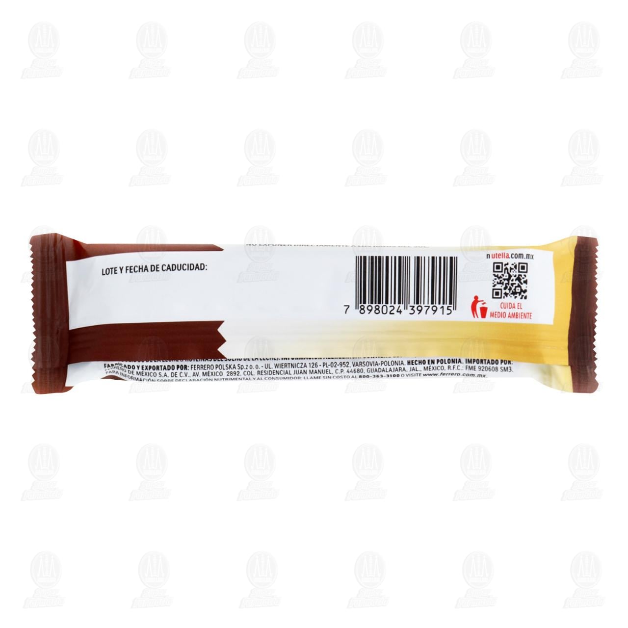 Crema de Avellanas Nutella B-ready Galleta Crujiente Rellena de crema de Avellanas con Cacao, 22 gr. image number 1