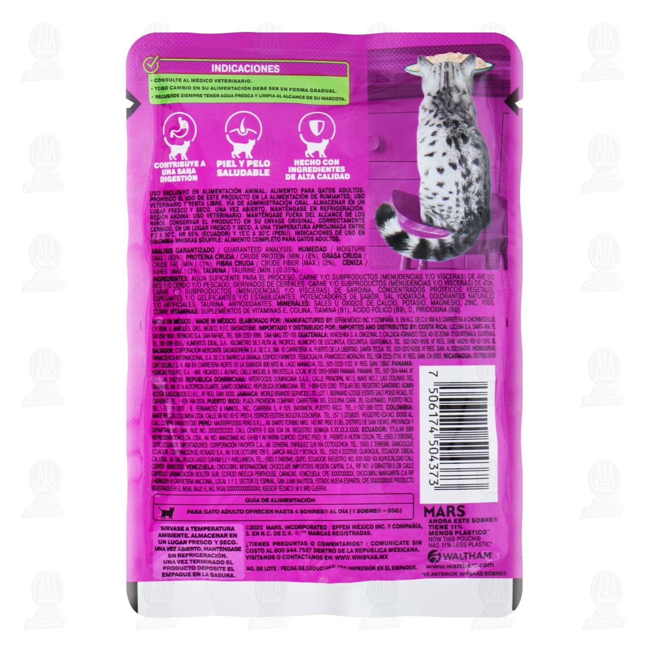 Soufflé con Atún y Sardina Whiskas para Gatos Adultos, 85 gr. image number 1