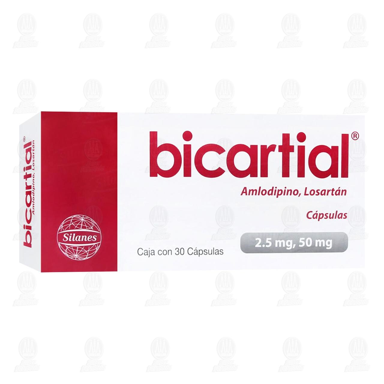 Bicartial 2.5mg/50mg, 30 C&aacute;psulas. image number 0