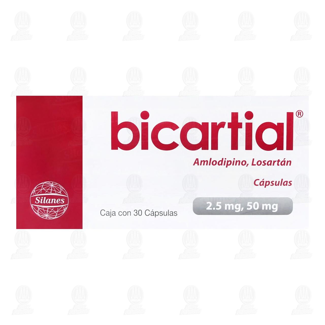 Bicartial 2.5mg/50mg, 30 C&aacute;psulas. image number 1