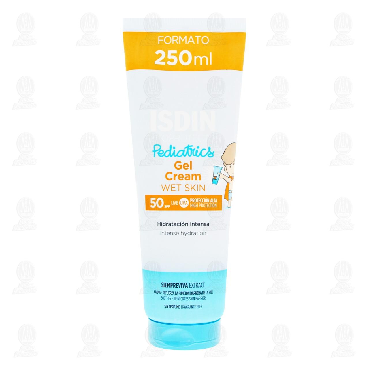 Fotoprotector Isdin Pediatrics Gel Cream SPF50+, 250 ml.