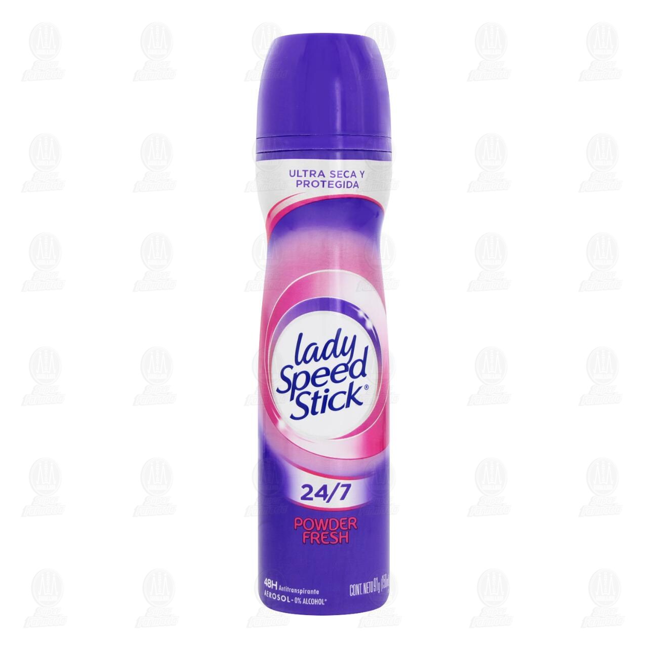 Antitranspirante Lady Speed Stick 24/7 Powder Fresh en Aerosol, 150 ml. image number 1