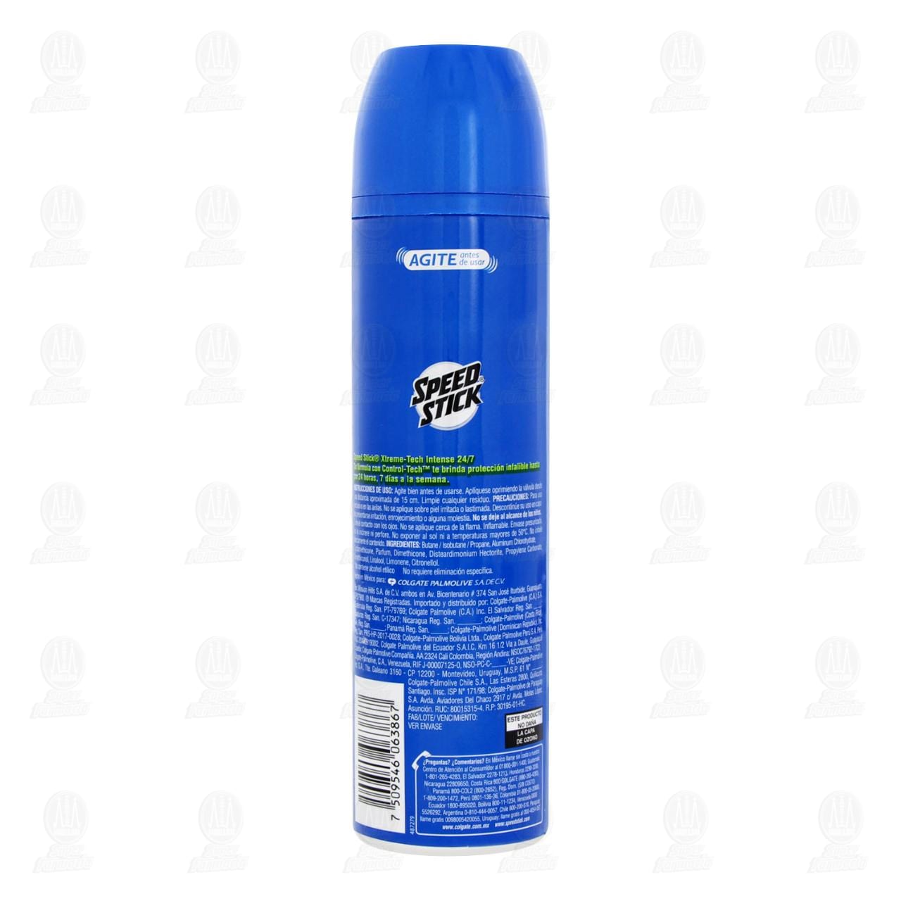 Antitranspirante Speed Stick 24/7 Xtreme Intense en Aerosol, 150 ml. image number 2