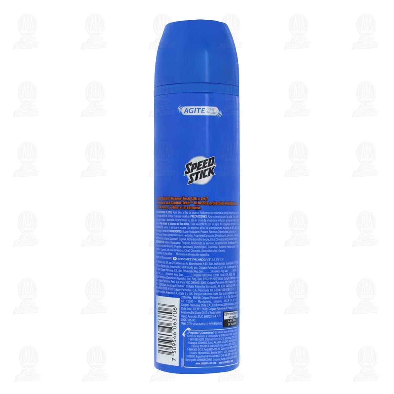 Antitranspirante Speed Stick 24/7 Xtreme Ultra en Aerosol de 91 gr. image number 2