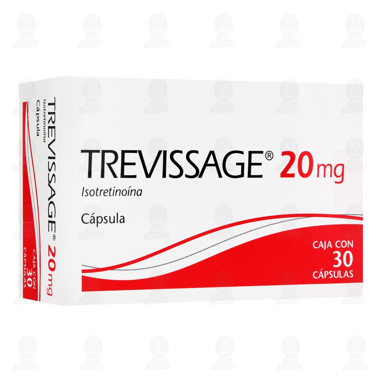 Trevissage 20 mg, 30 C&aacute;psulas. image number 0