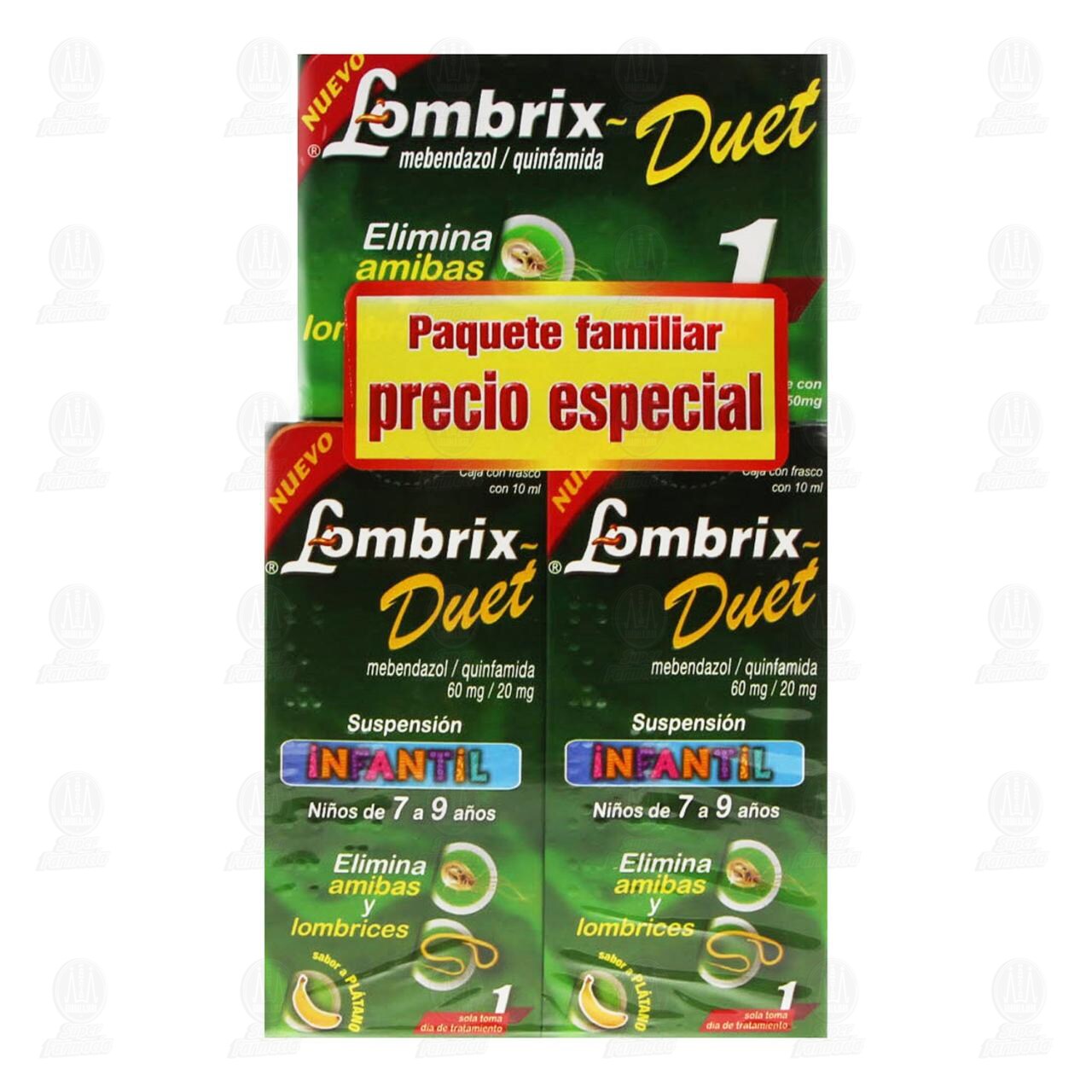 Pack Lombrix Paquete familiar, 4 pzas. image number 1