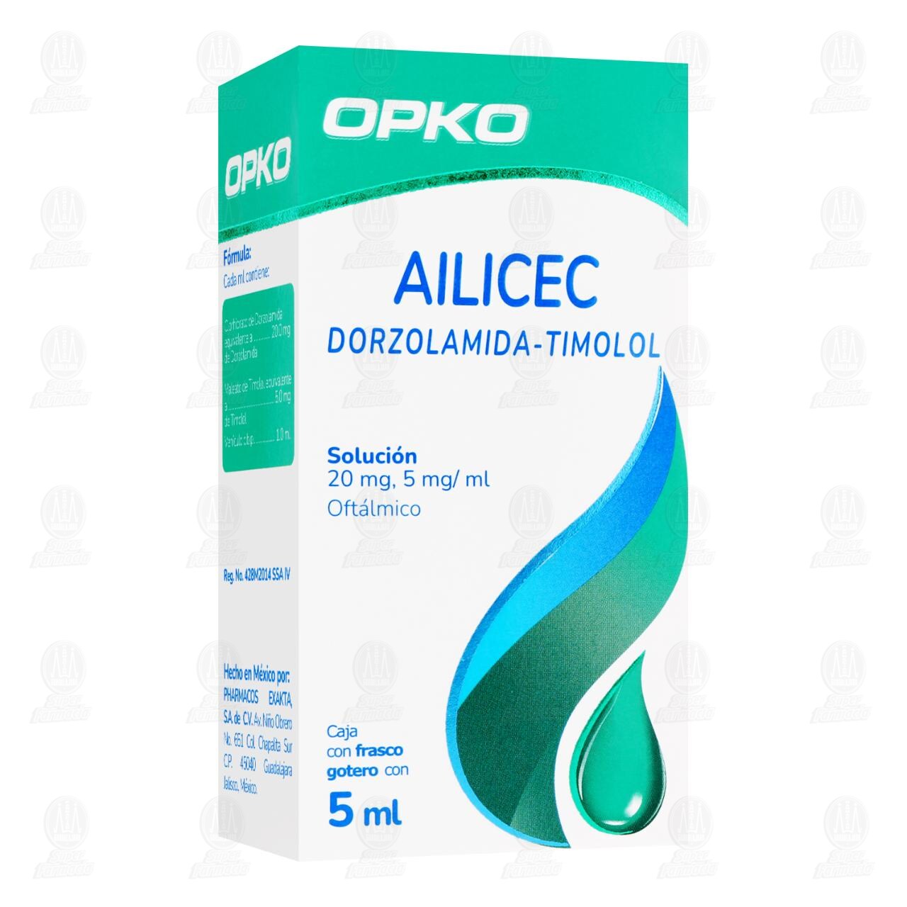Ailicec 20mg/5mg/ml Solución, 5 ml. image number 0