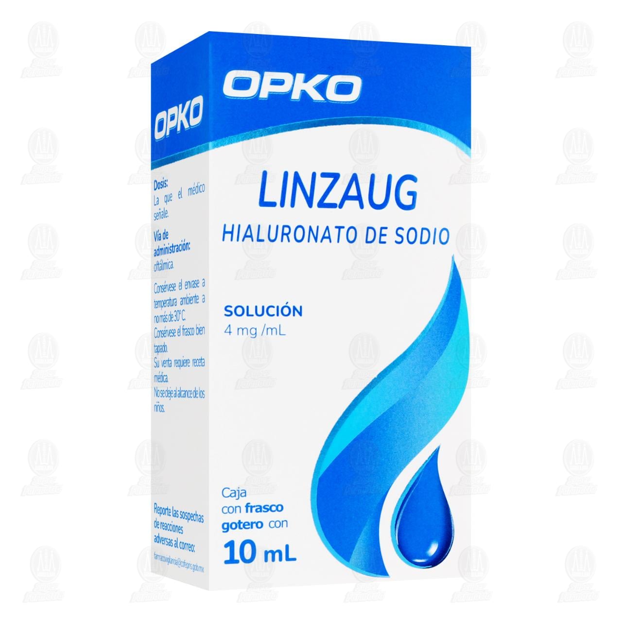 Imagen para Linzaug 4mg/ml Solución Oftálmica, 10 ml.