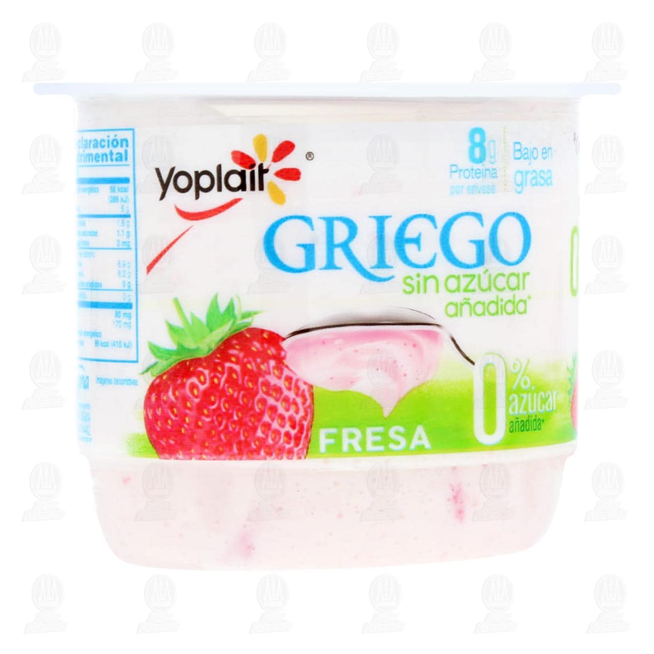 Imagen para Yoghurt Yoplait Griego Fresa Sin Azúcar, 145 gr.