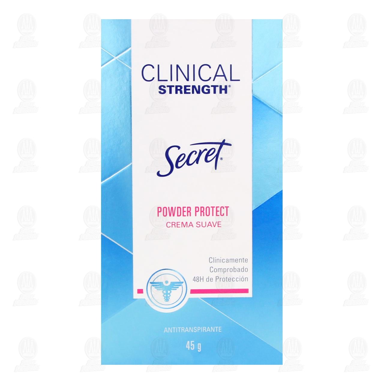 Antitranspirante Clinical Strength Secret Soft Solid Powder Protect, 45 gr. image number 1