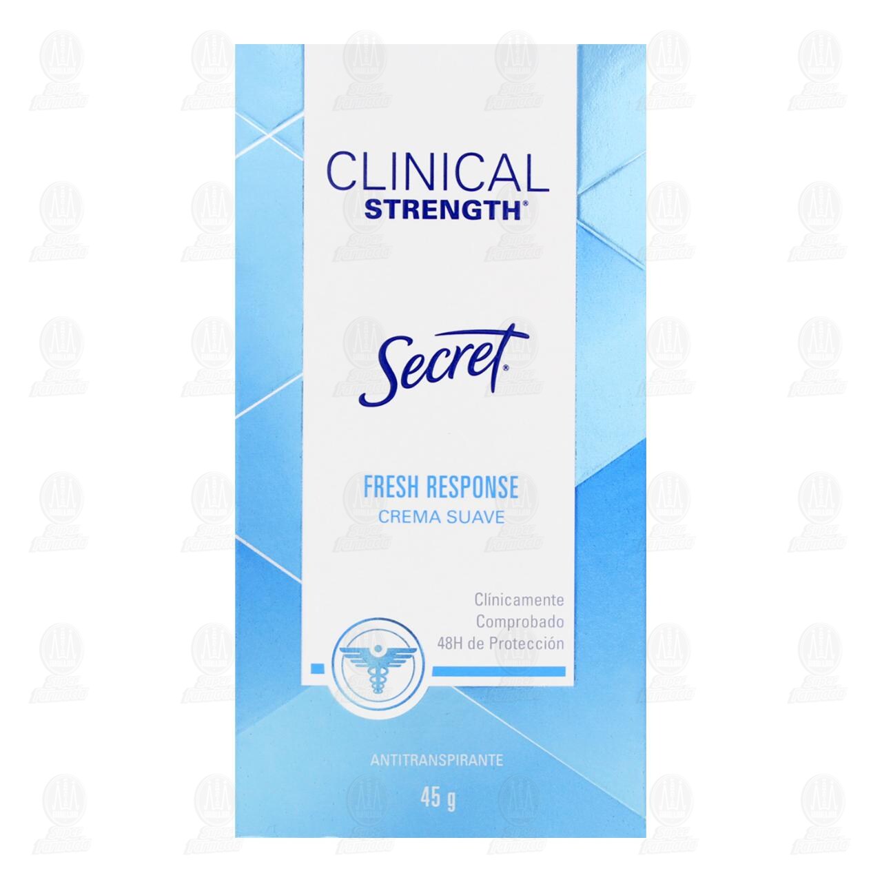 Antitranspirante Secret Clinical Strength Fresh Response, 45 gr. image number 1