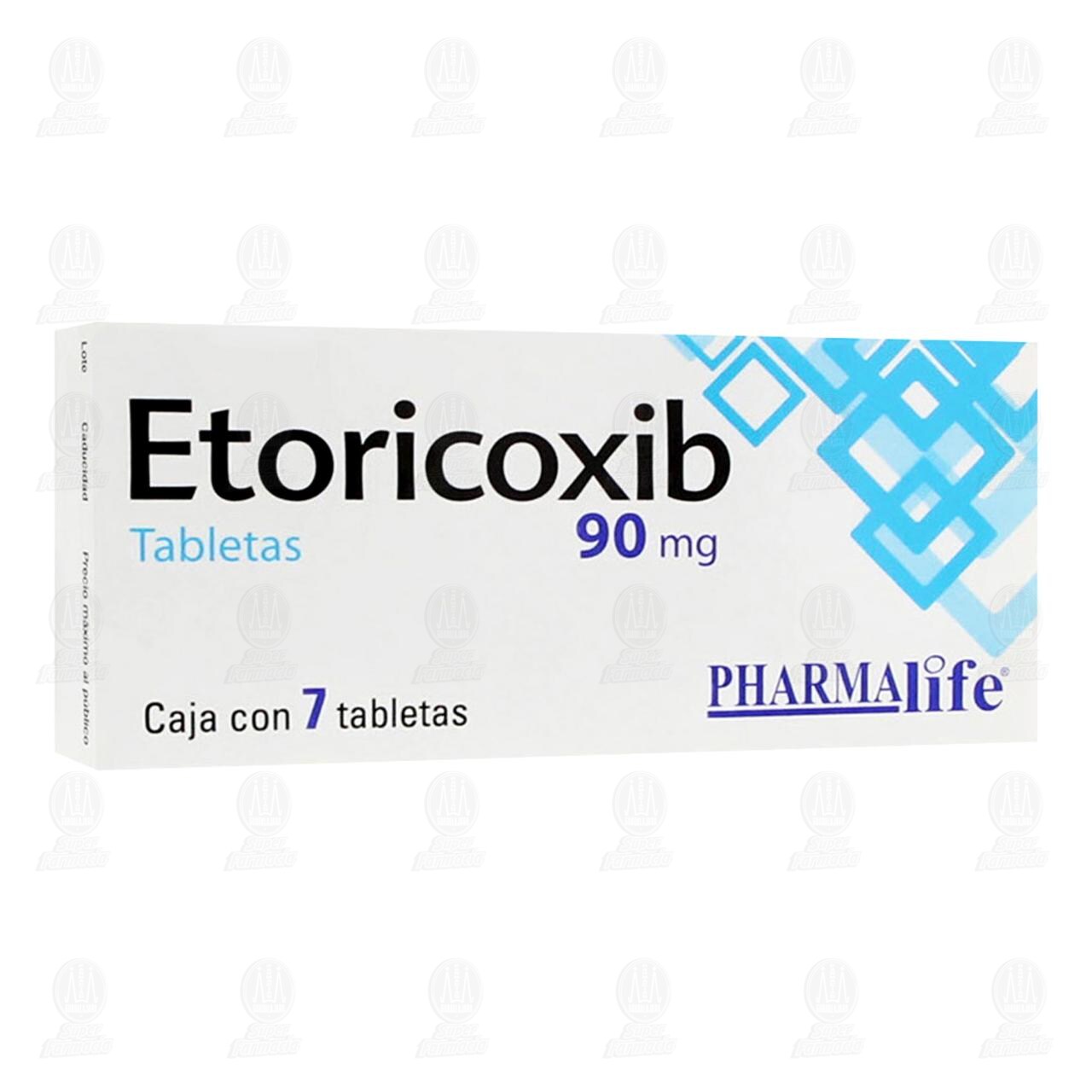 Etoricoxib 90 mg, 7 Tabletas Pharmalife. image number 0