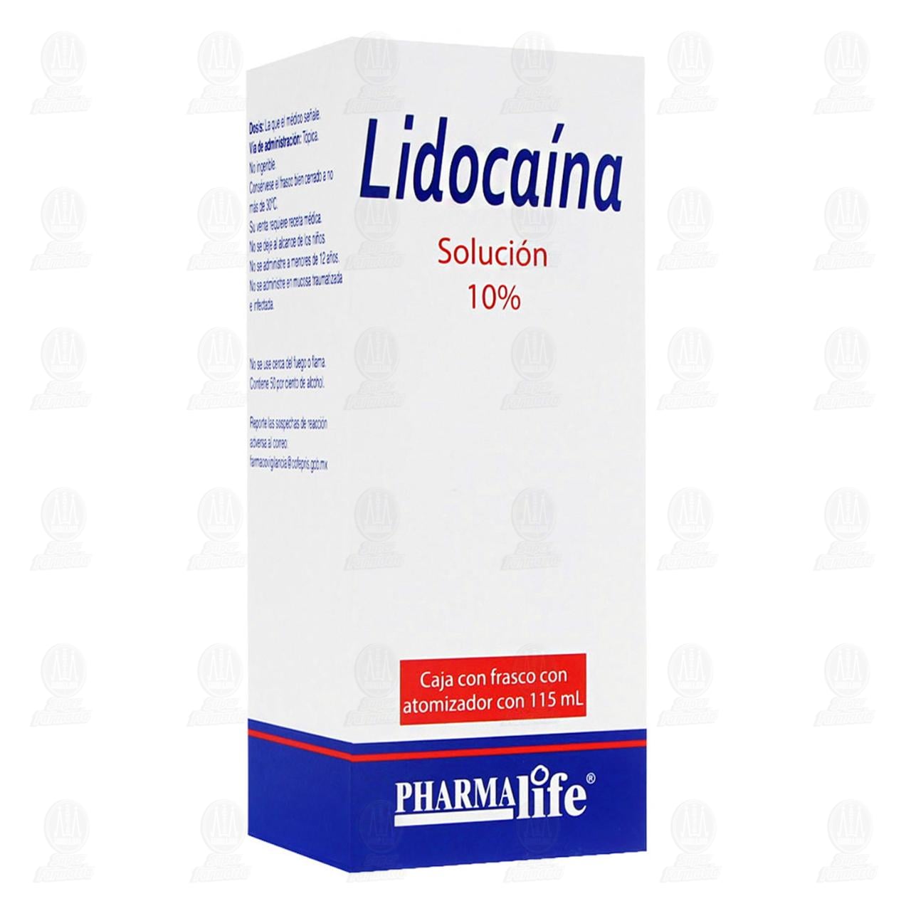 Lidocaína 10% 115ml Solución Pharmalife