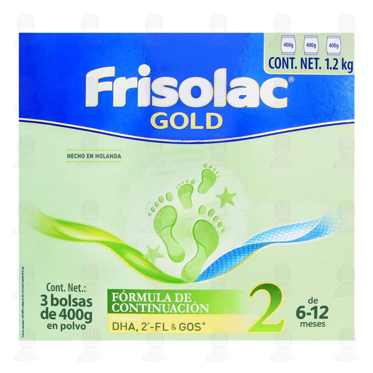 F&oacute;rmula Infantil Frisolac Gold 2 (Edad 6 a 12 Meses), 1.2 kg. image number 1