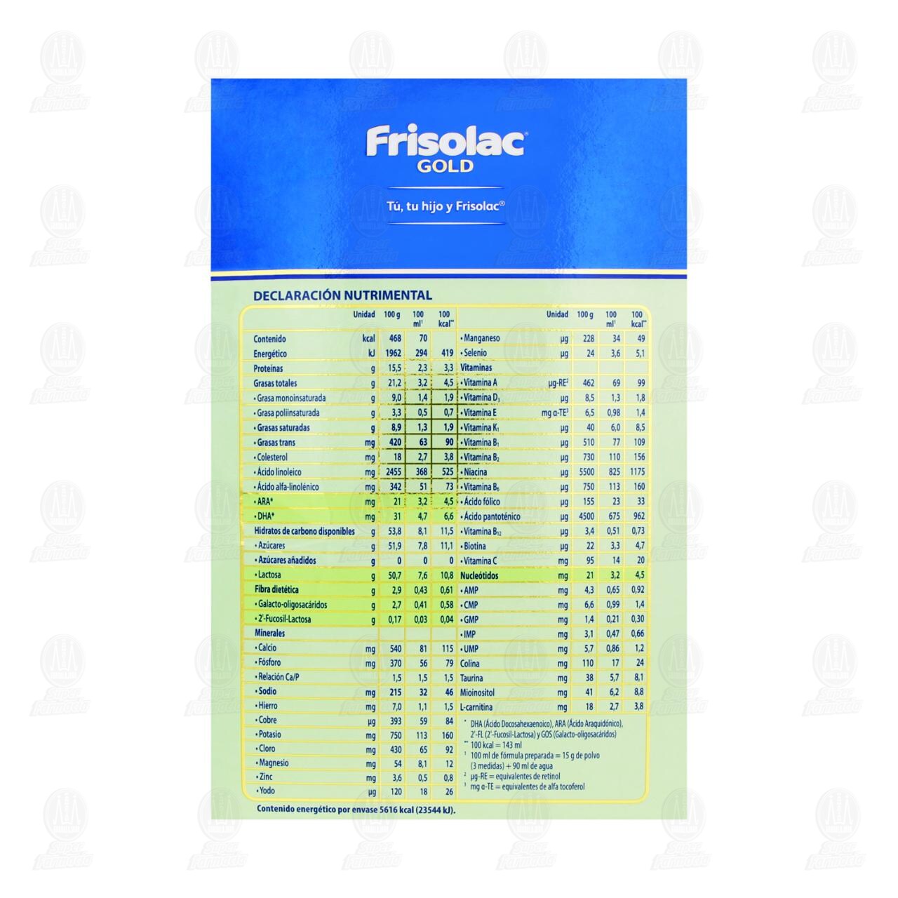 F&oacute;rmula Infantil Frisolac Gold 2 (Edad 6 a 12 Meses), 1.2 kg. image number 3