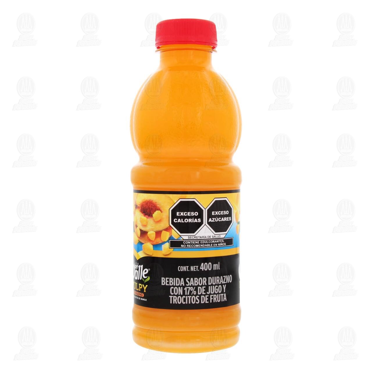 Bebida del Valle Pulpy Durazno, 400 ml. image number 2