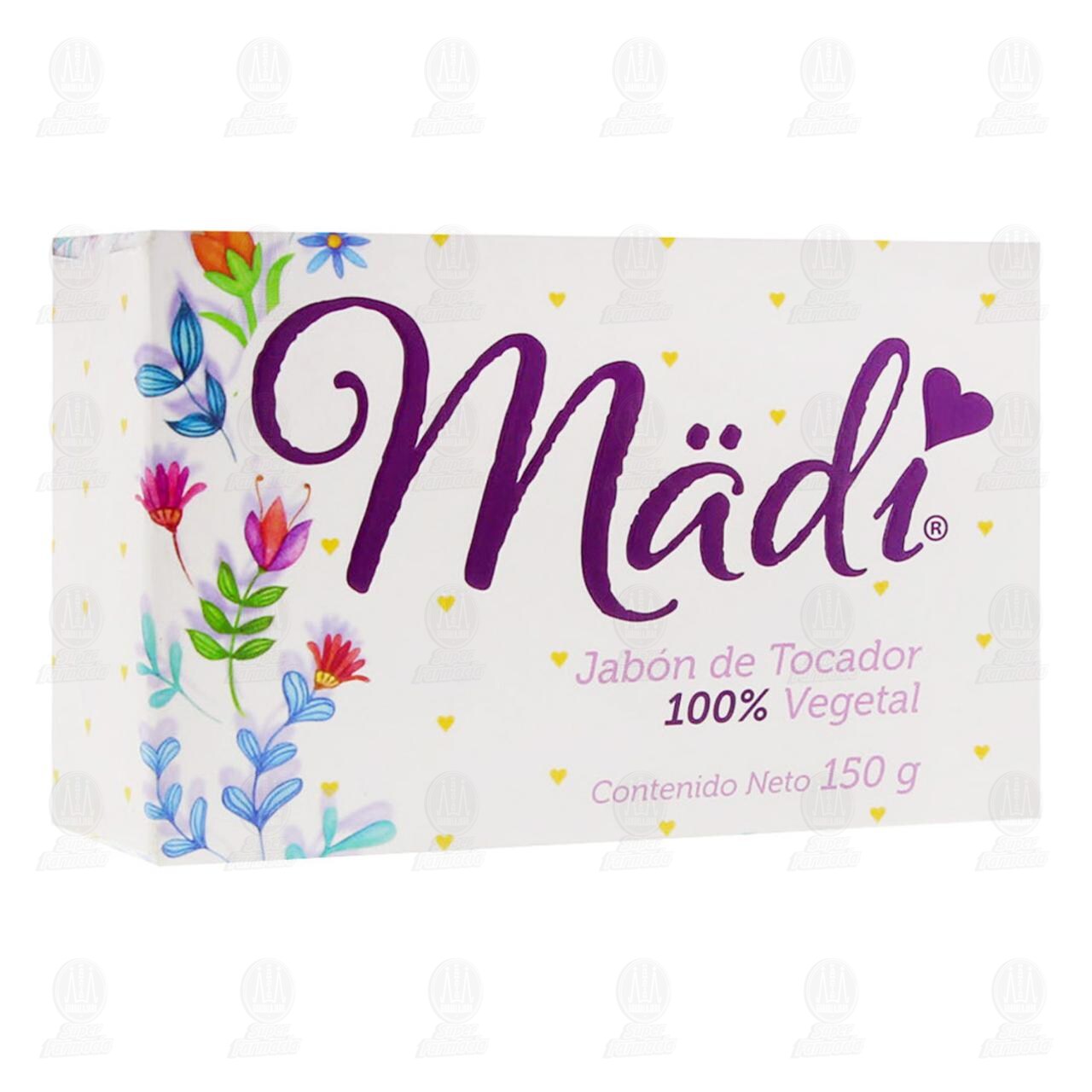 Jabón de Tocador Mädi 100% Vegetal, 150 gr.