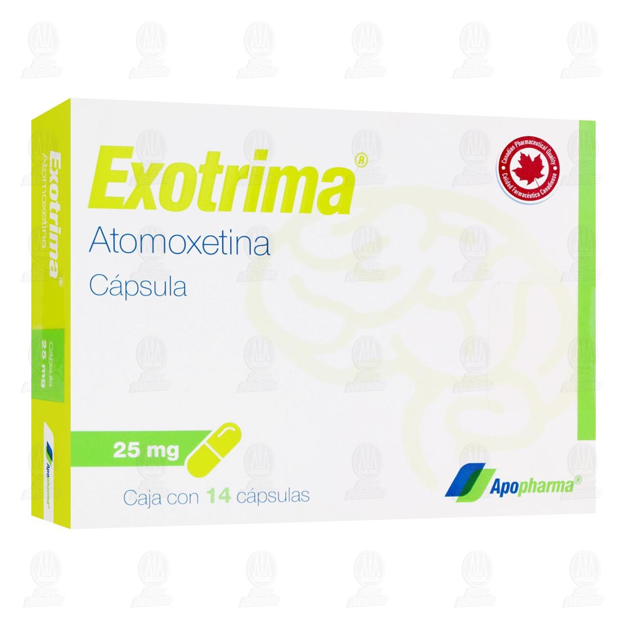 Exotrima 25 mg, 14 C&aacute;psulas. image number 0