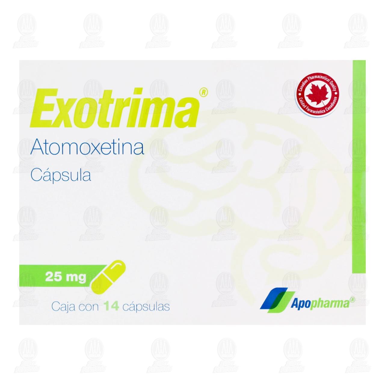 Exotrima 25 mg, 14 C&aacute;psulas. image number 1