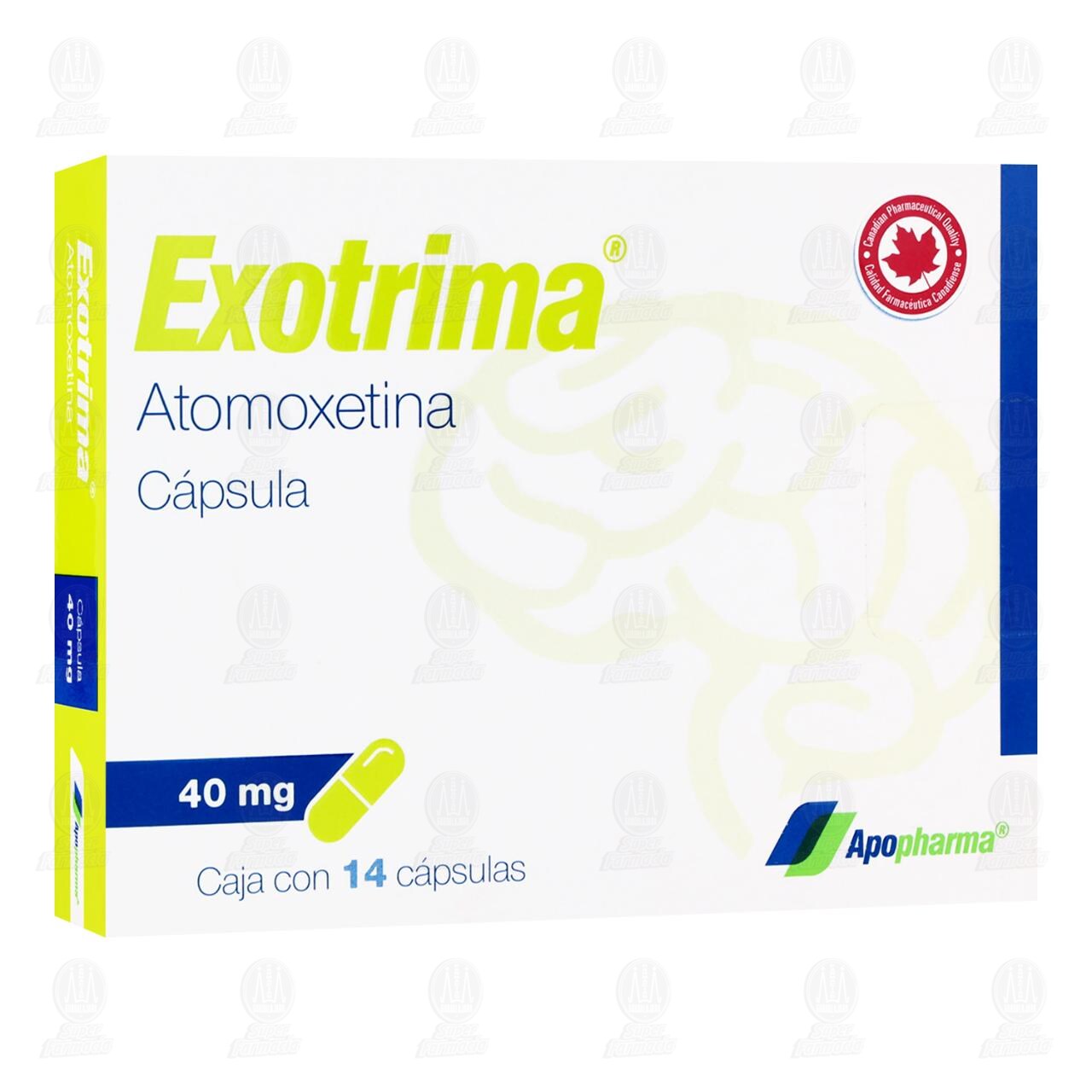 Exotrima 40 mg, 14 C&aacute;psulas. image number 0