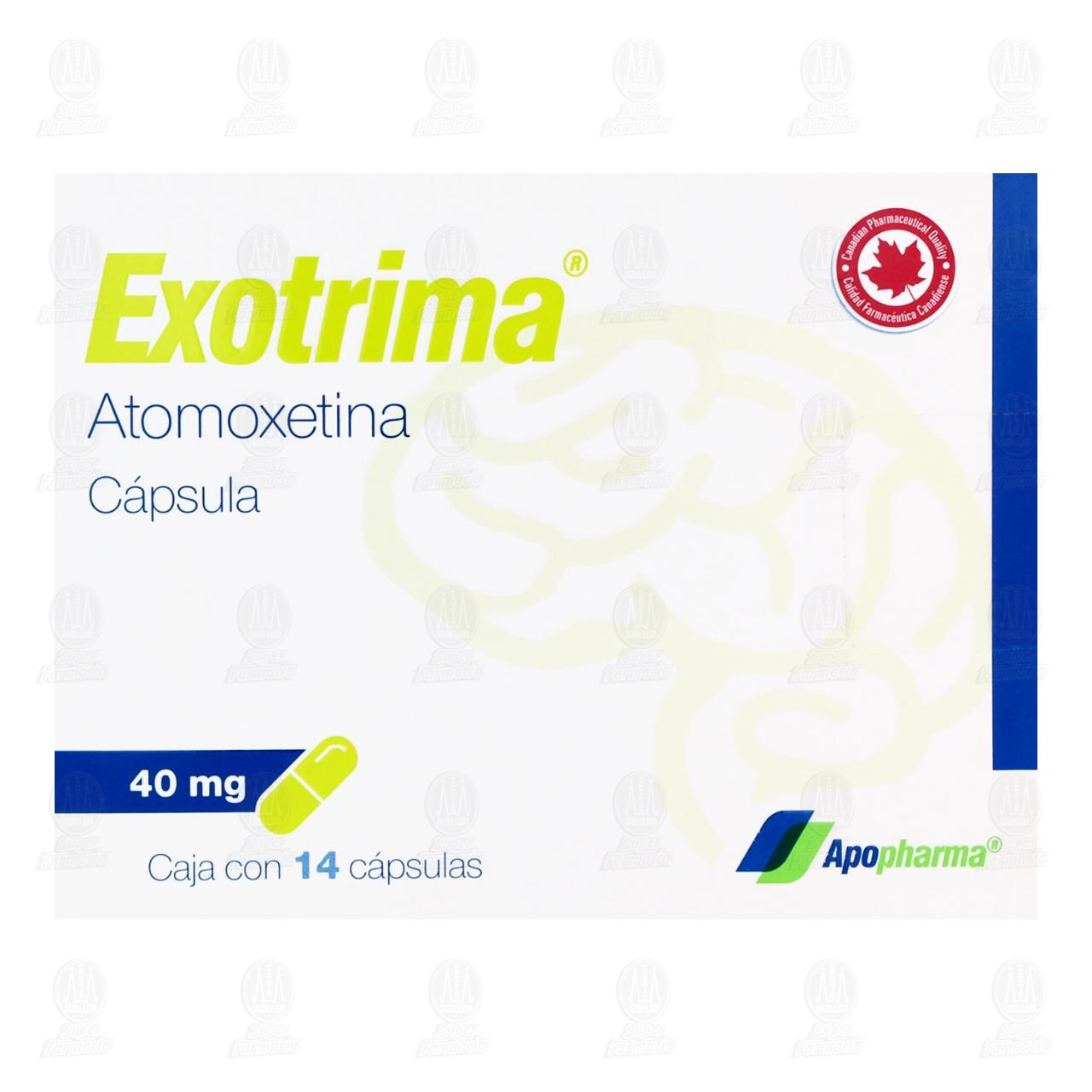 Exotrima 40 mg, 14 C&aacute;psulas. image number 1