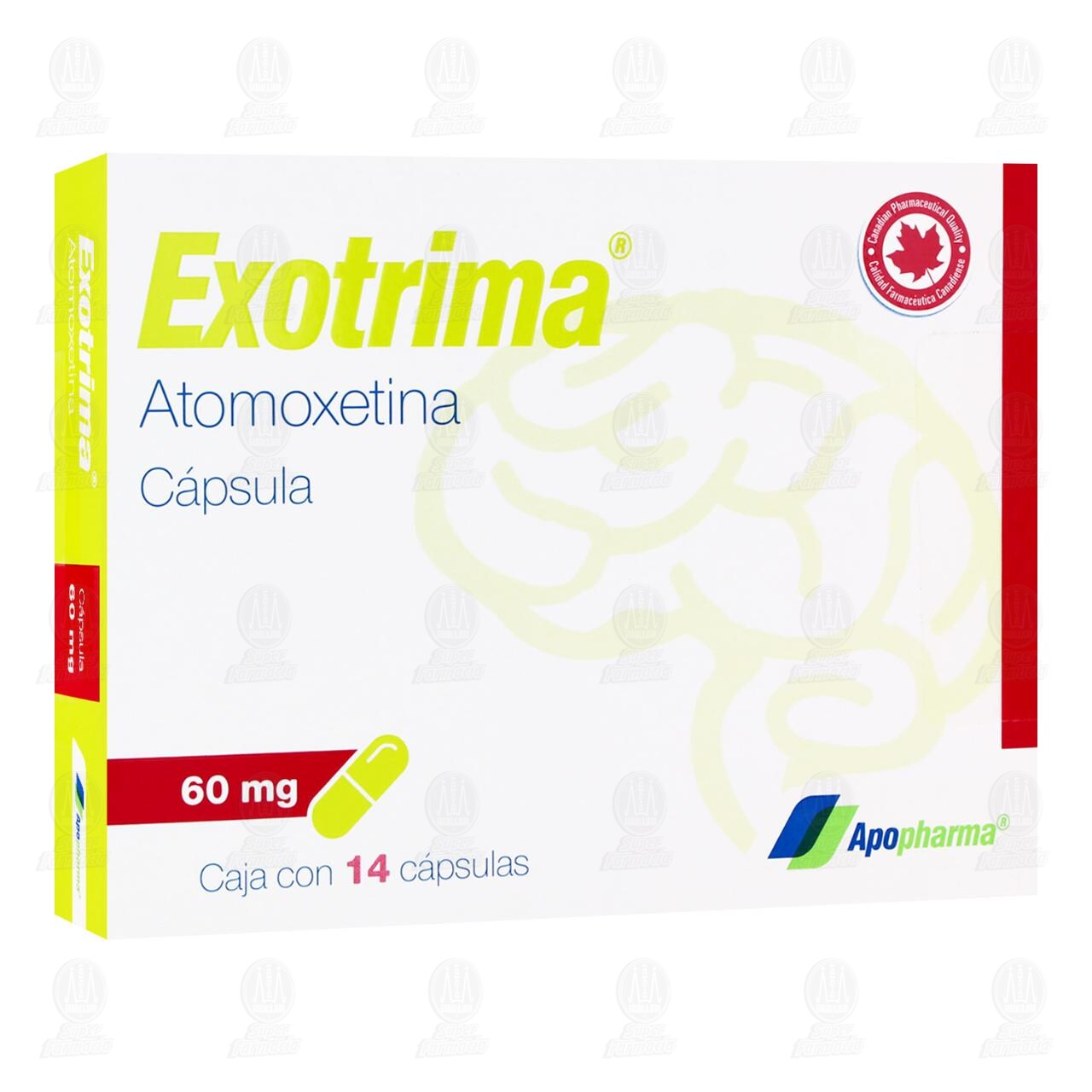 Exotrima 60 mg, 14 C&aacute;psulas. image number 0