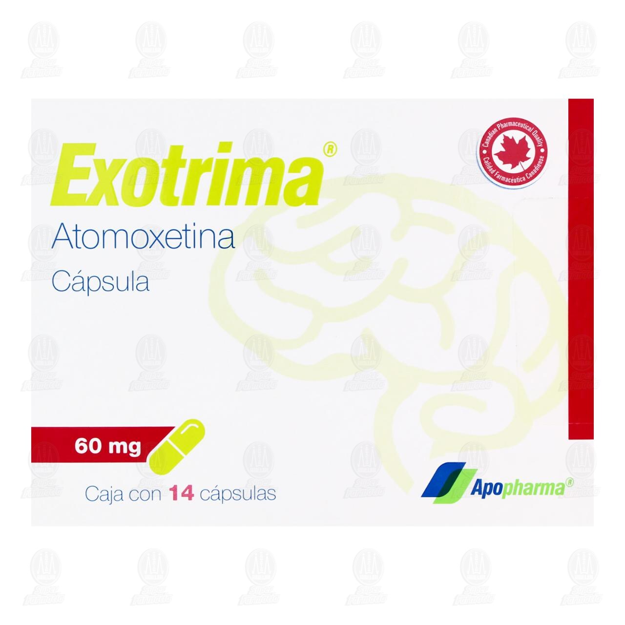 Exotrima 60 mg, 14 C&aacute;psulas. image number 1