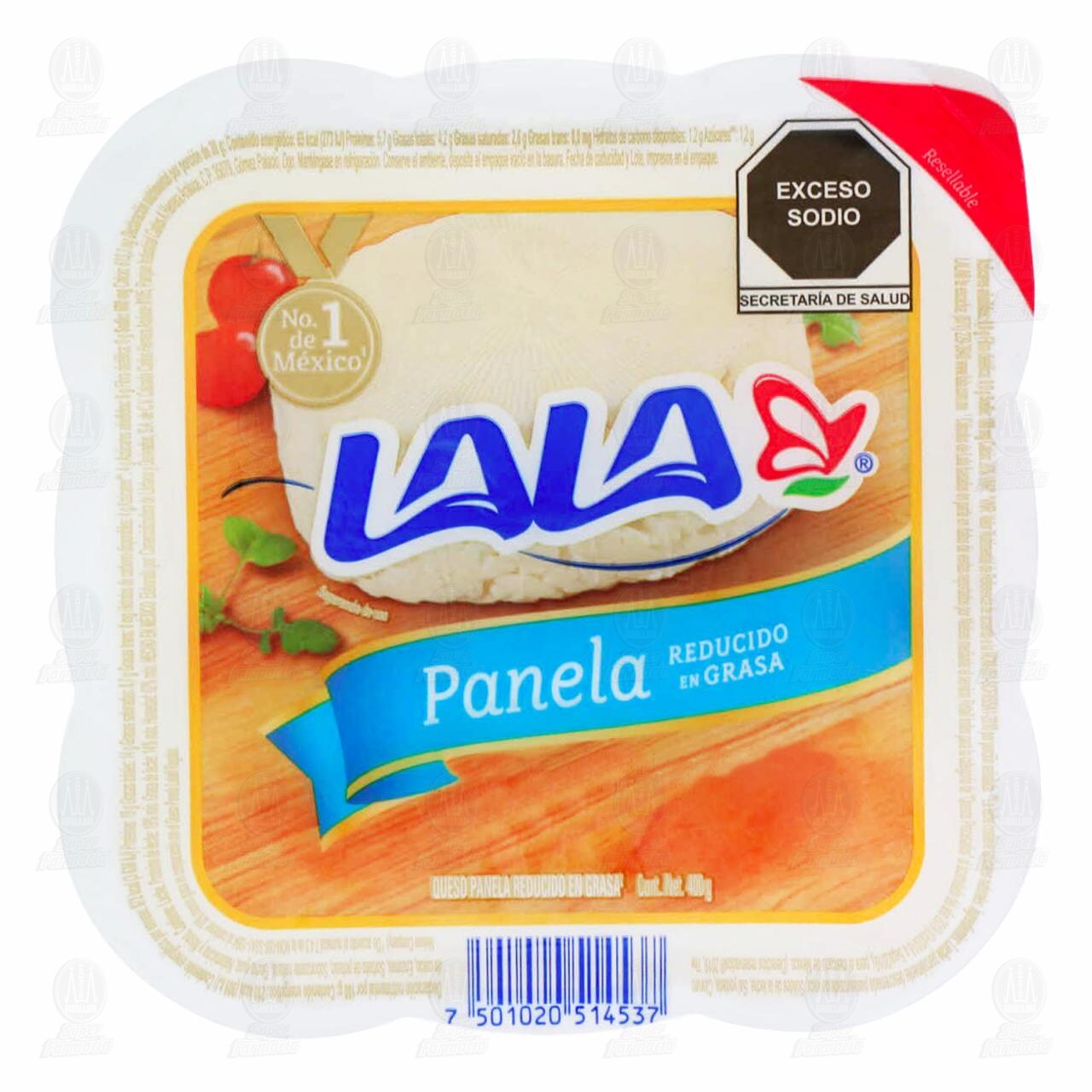 Queso Panela Lala Reducido en Grasa, 400 gr. image number 0