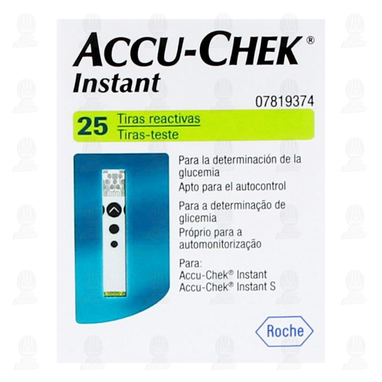 Accu-Chek Instant Tiras Reactivas para la Determinación de la Glucemia, 25 pzas. image number 1