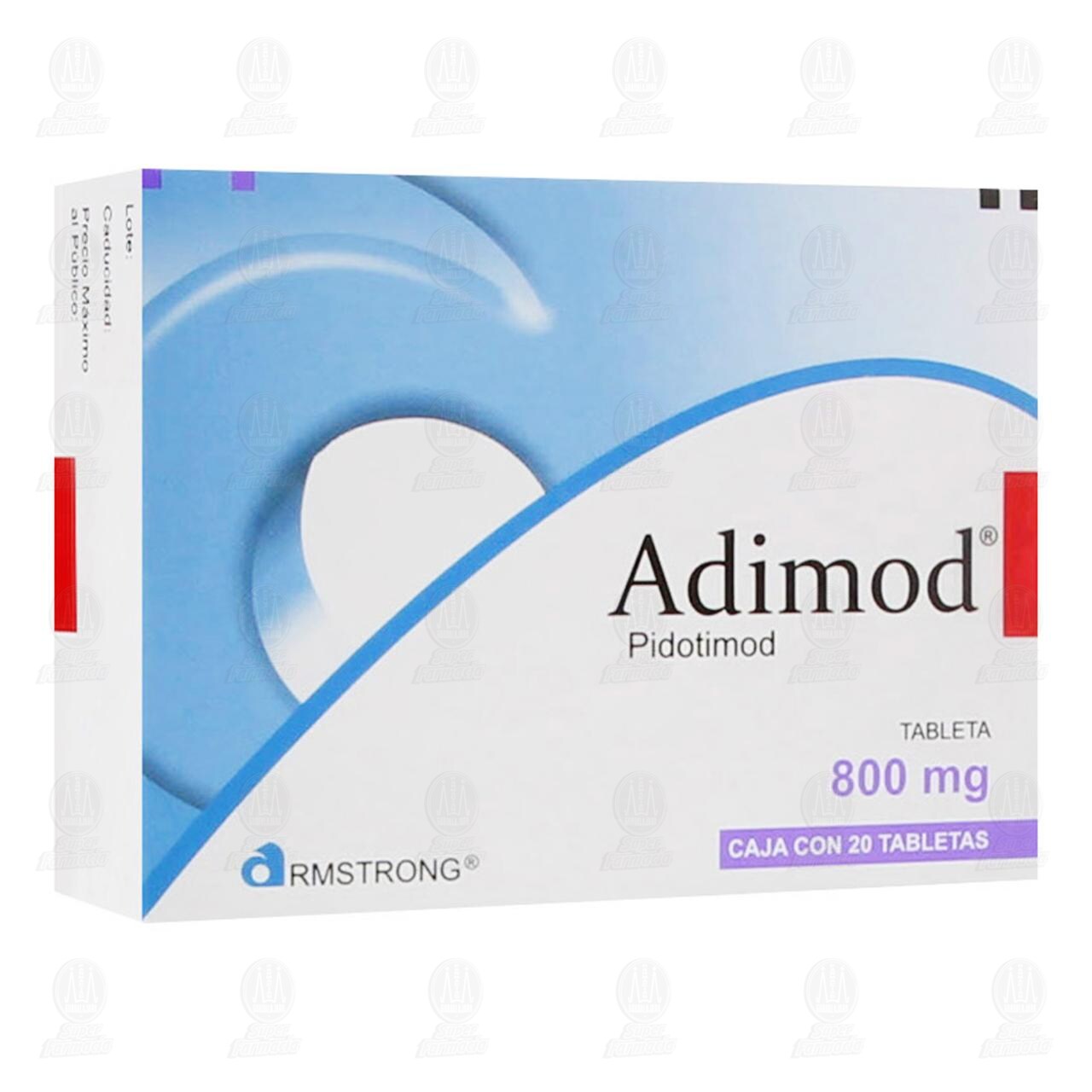 Adimod 800 mg, 20 Tabletas.