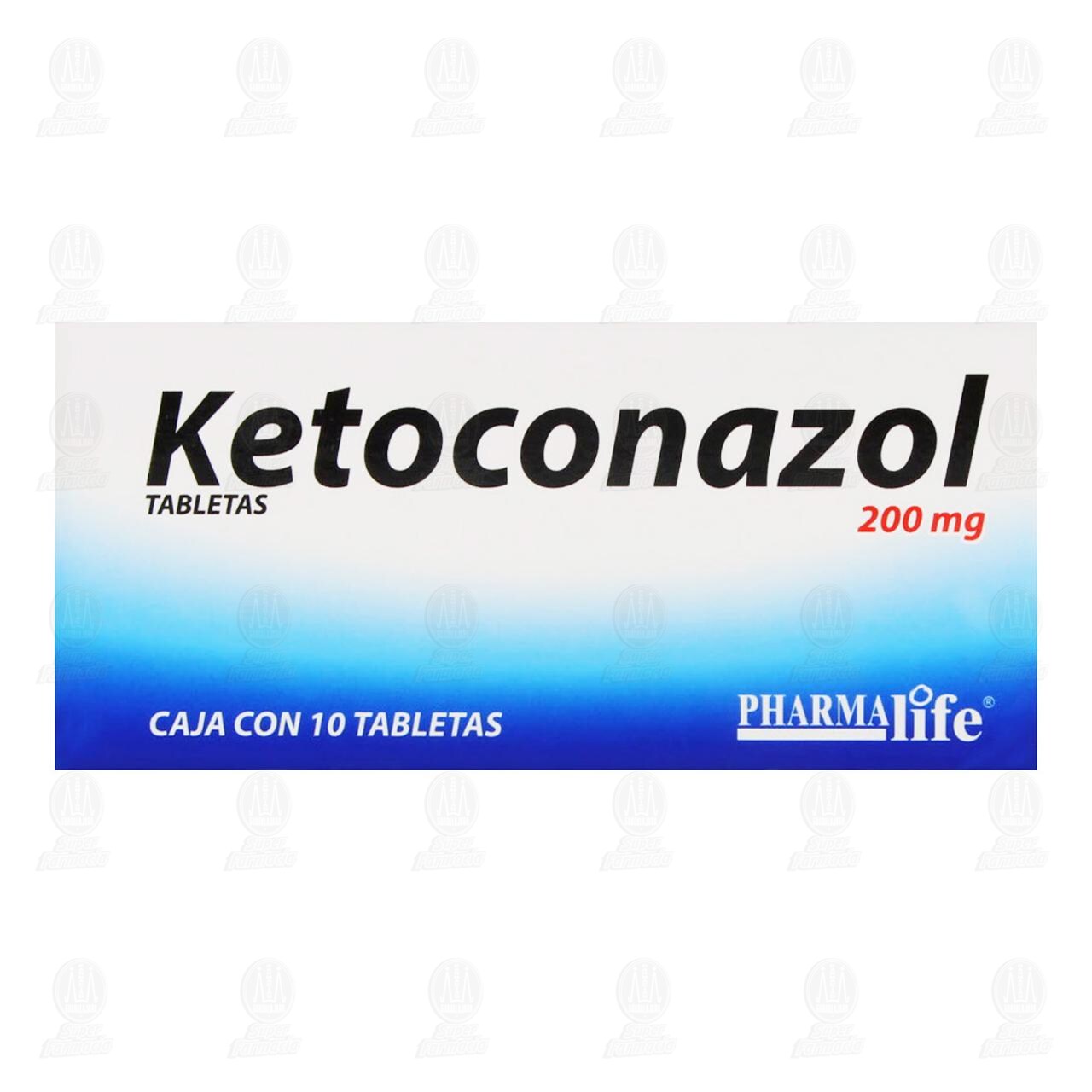 Ketoconazol 200 mg, 10 Tabletas Pharmalife. image number 1