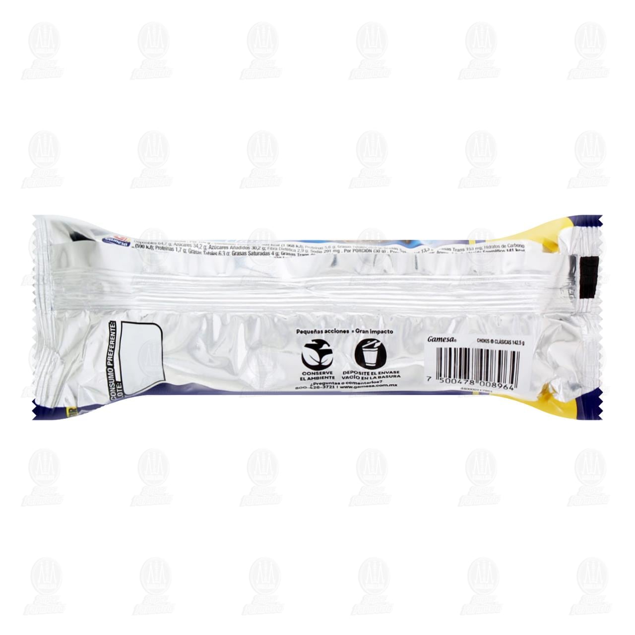 Galleta Chokis Cl&aacute;sica Sabor a Chocolate, 142.5 gr. image number 1